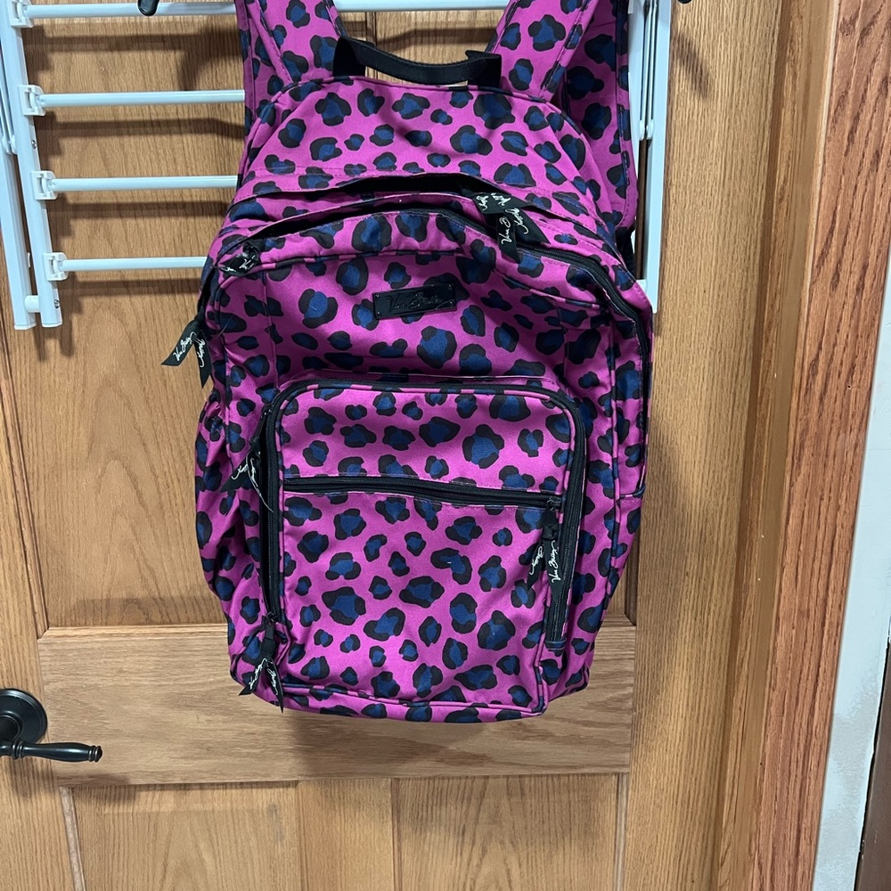 Vera Bradley Pink Leopard Print Backpack